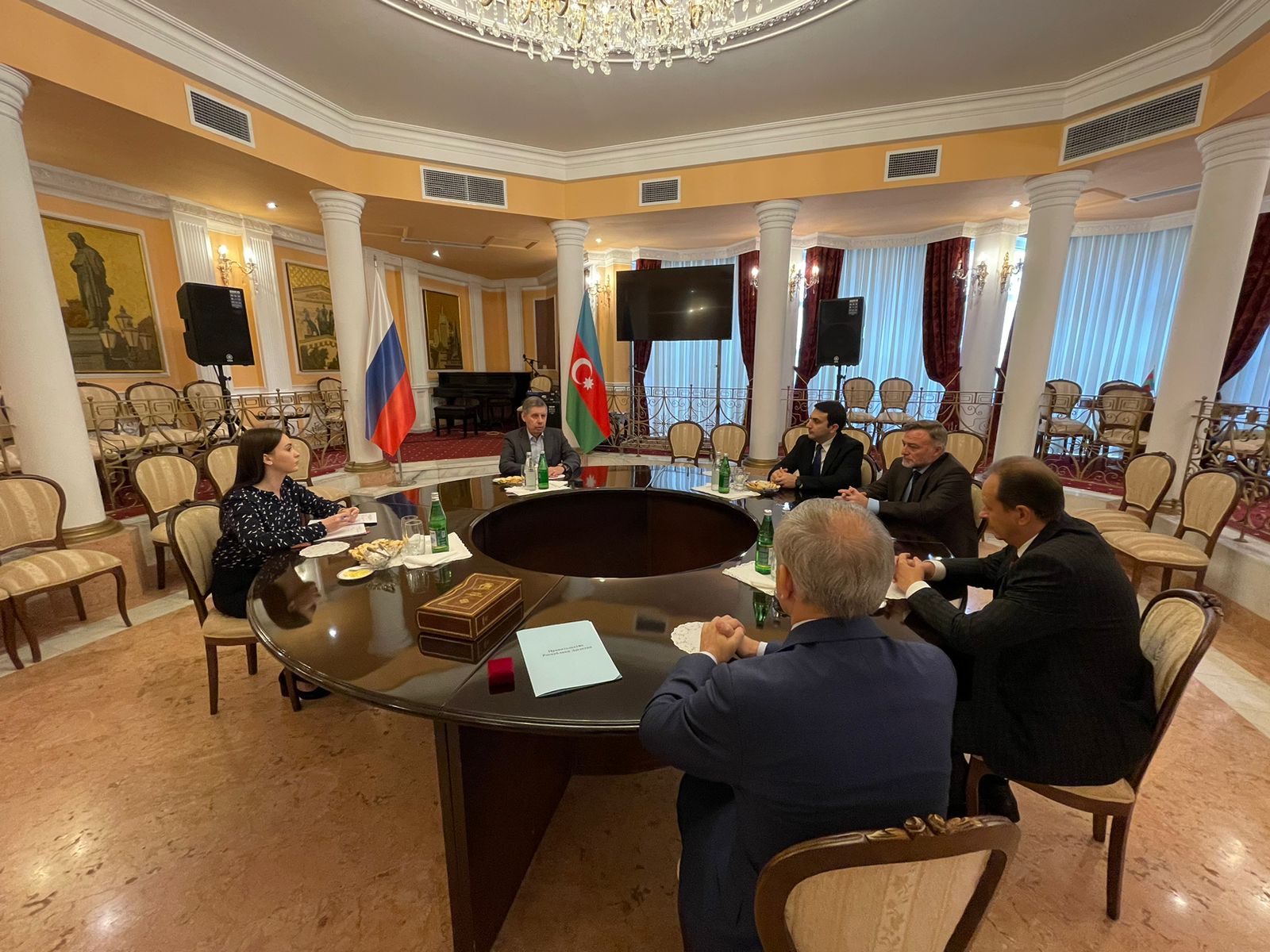 Муслим Телякавов встретился с послом России в Азербайджане Михаилом Евдокимовым